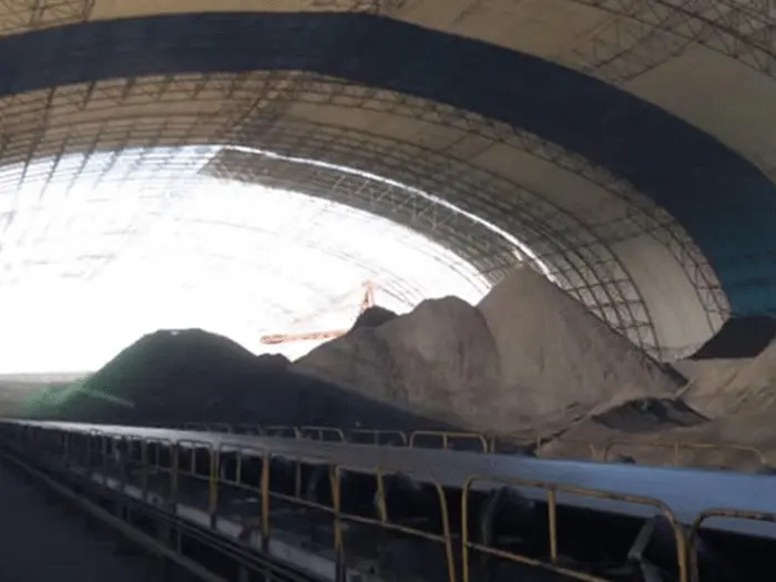 曲靖煤棚料仓网架